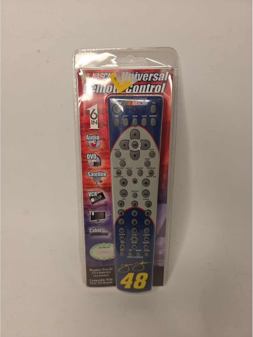 NASCAR Jimmie Johnson #48 Universal TV Remote Brand New